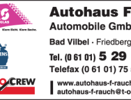 Vertragswerkstatt 61118 Bad Vilbel: Autohaus F. Rauch GmbH & Co.KG